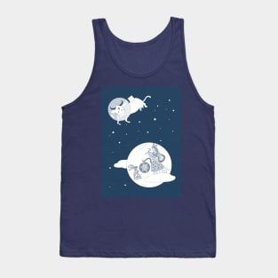 The Cow Jumped Over The Moon Goddess Tank Top
